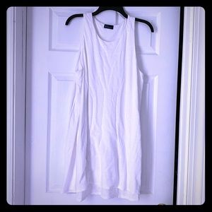 Gap White Cotton Dress, XL